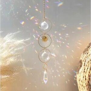 Crystal Gold‎ Sun Suncatcher